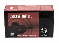 Патрон 308Win Geco 9,5g Target FMJ