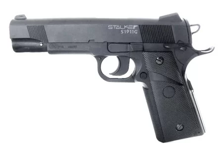 Пистолет Stalker S1911G кал.4,5мм, пластик,черный