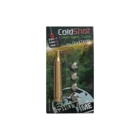 Лазерный патрон ShotTime ColdShot кал.30-06Spr 25-06Rem 270Win, латунь, лазер-красный (ST-LS-3006)