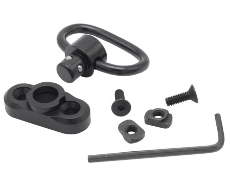 Baiex - антабка C0002 с основанием  7 мм усиленная быстросъемная - 1